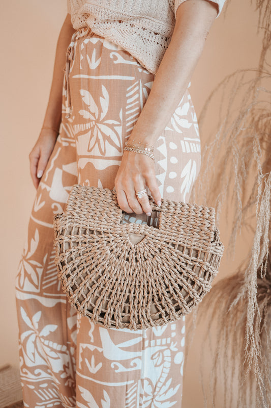 Half Moon Boho Clutch