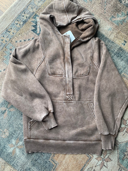 Heidi Acid Wash Hoodie