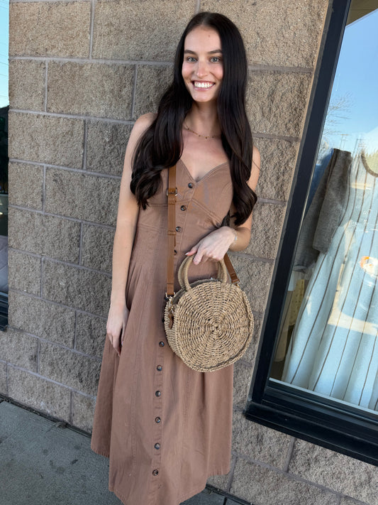 Driftwood Midi Denim Dress