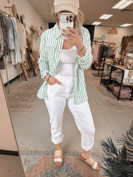 Striped Bliss Button Up