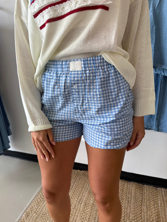 Gingham Boxer Shorts