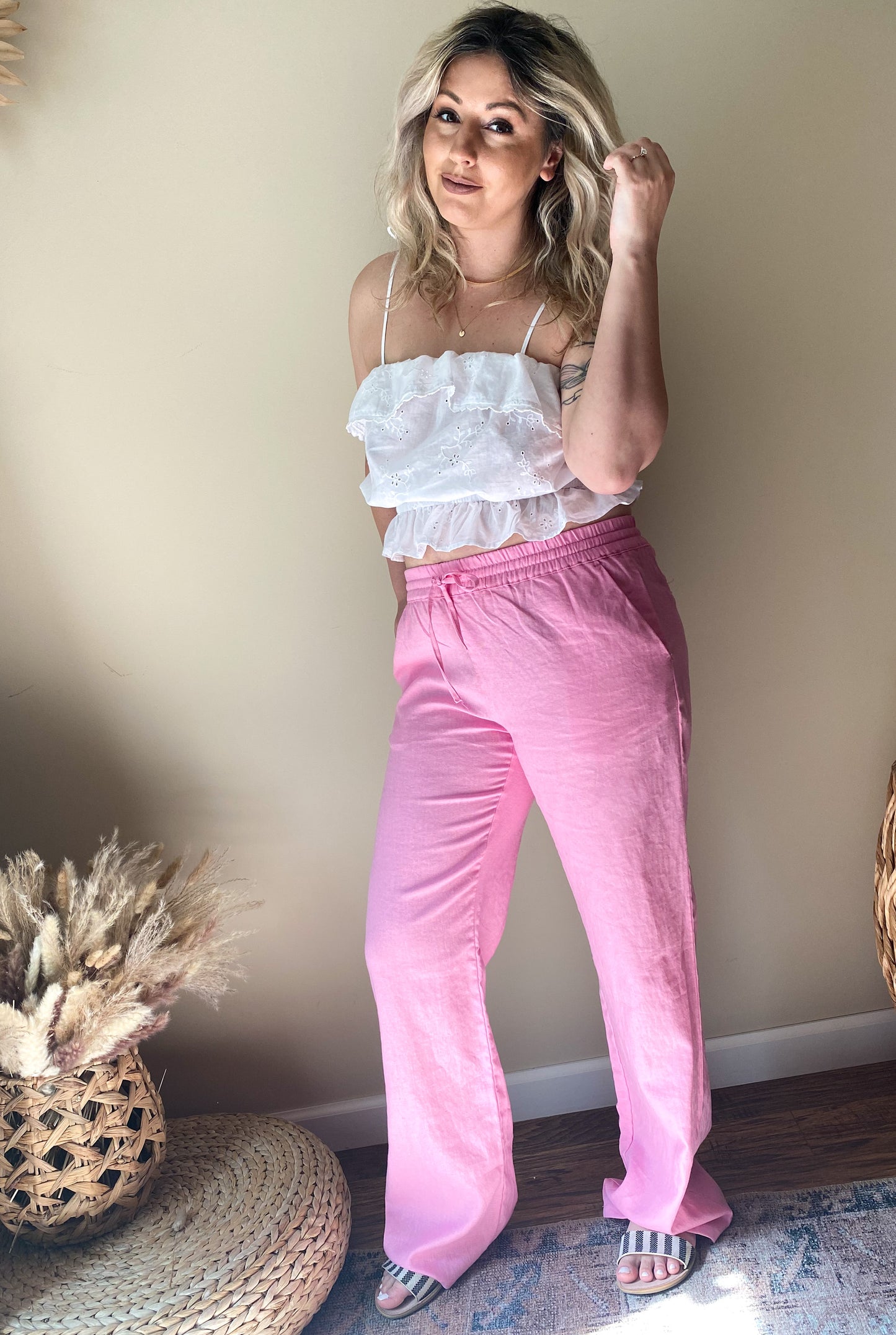 Follow Your Dreams Linen Pants