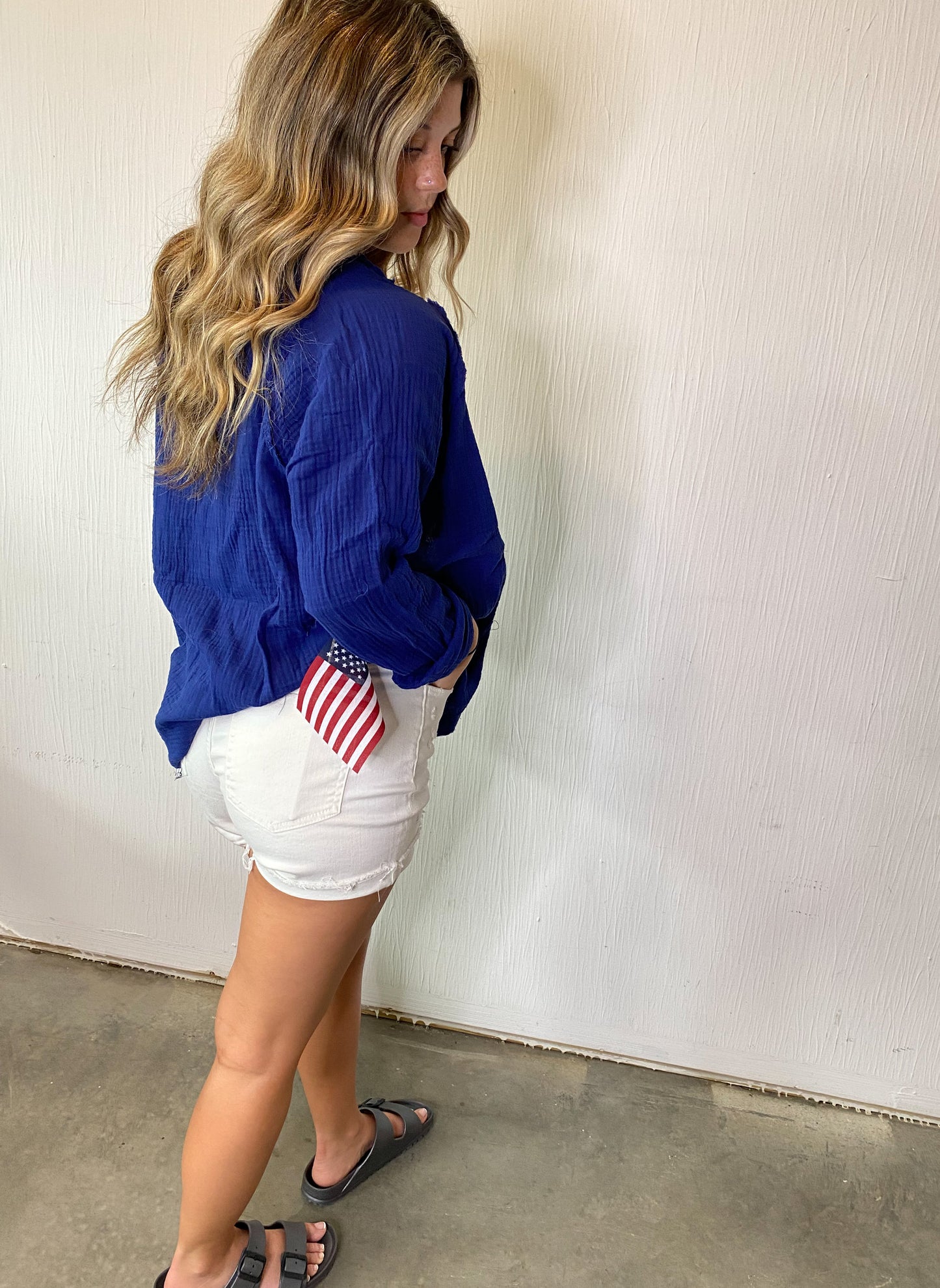 Eva Distressed Shorts