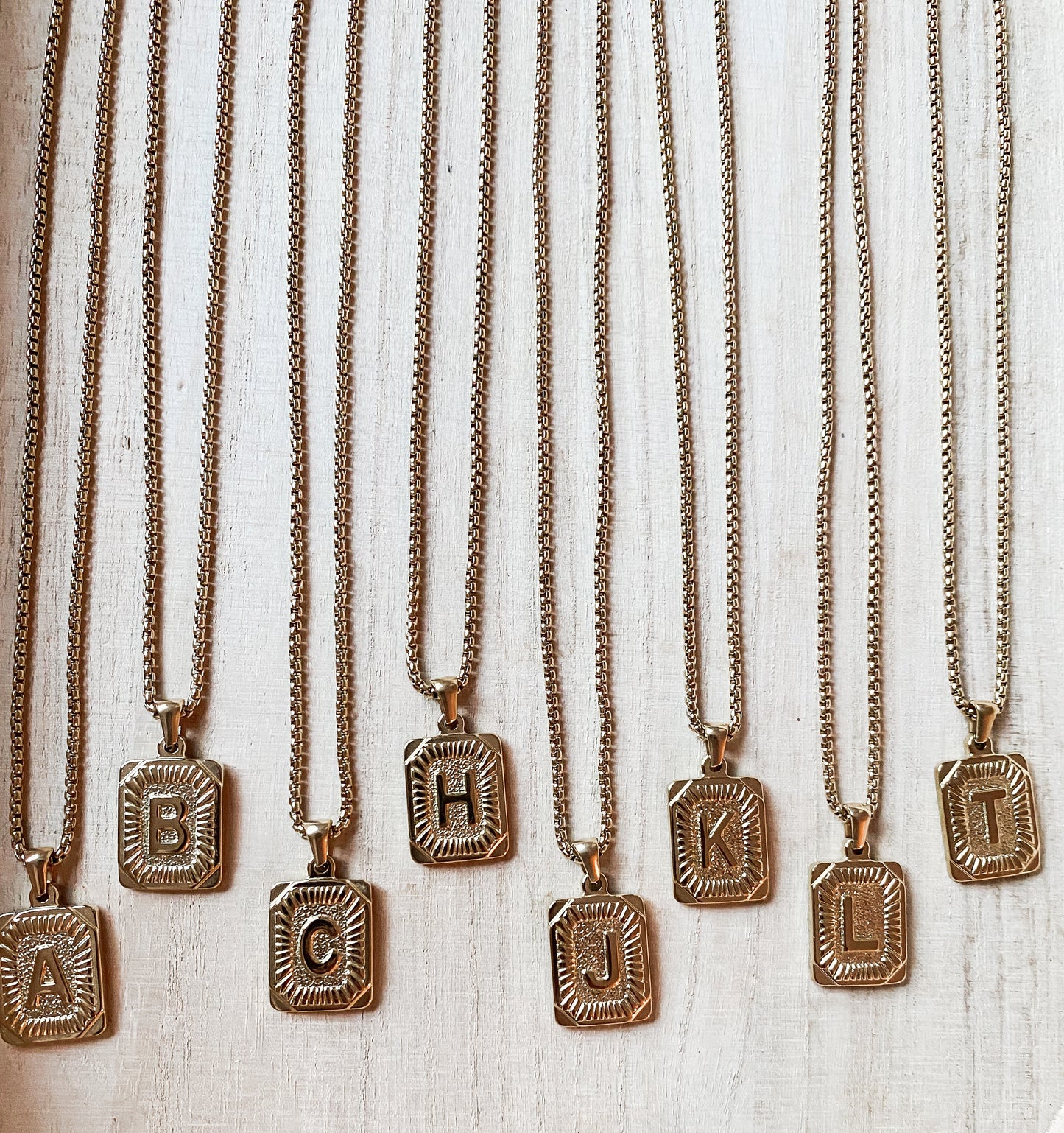 Initial Pendant Necklace