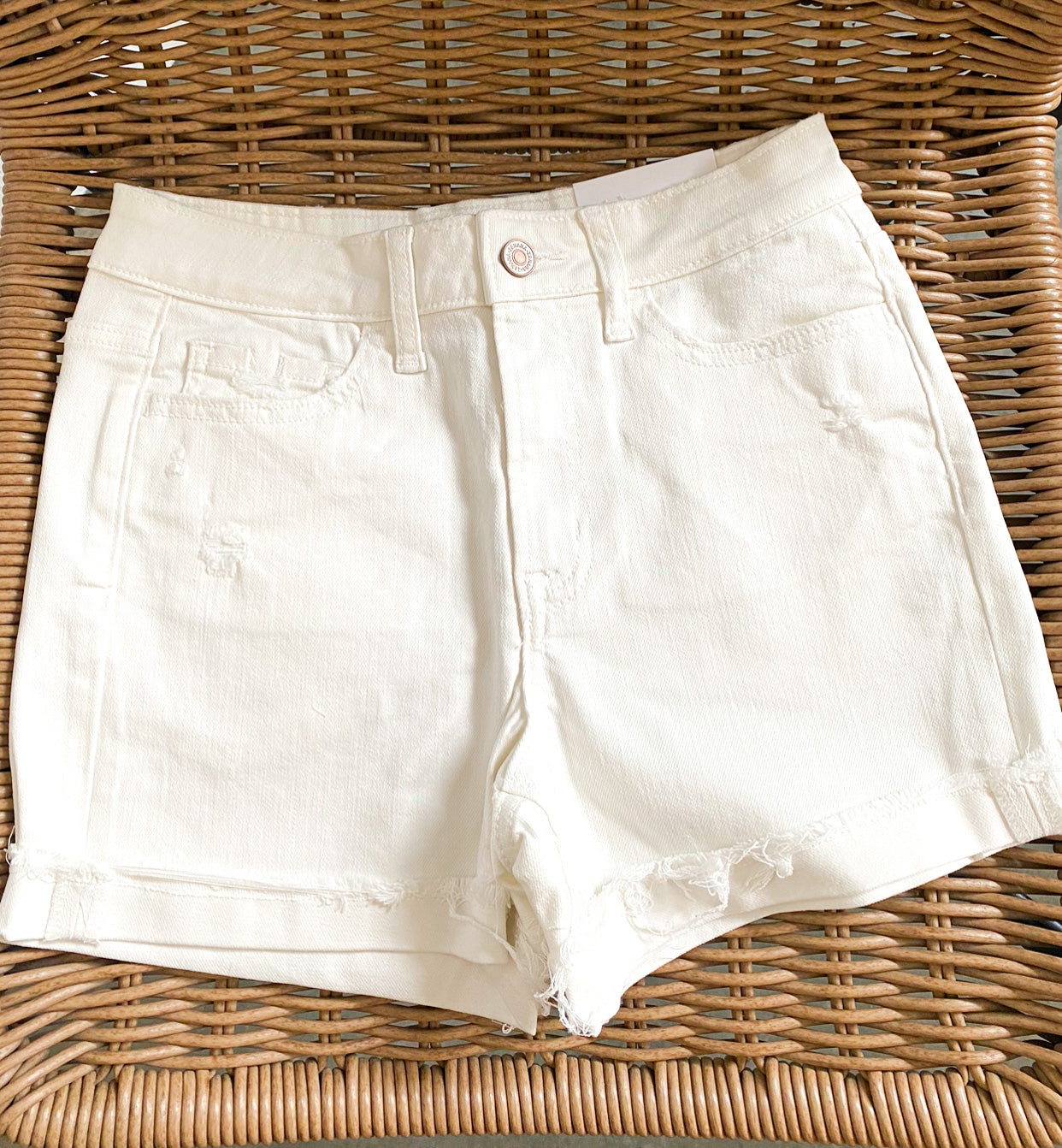 Eva Distressed Shorts