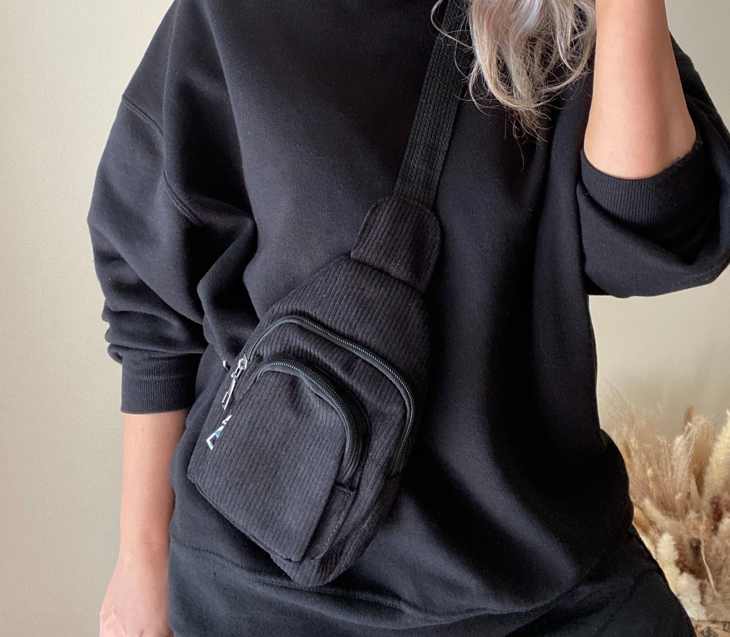 Corduroy Sling Bag