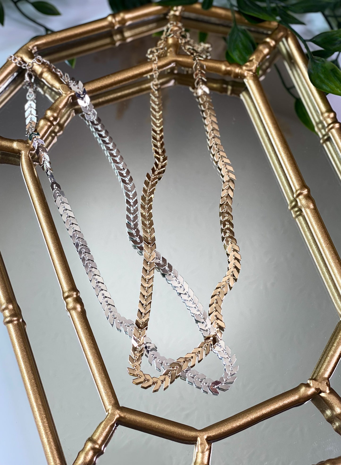 Chevron Chain Choker