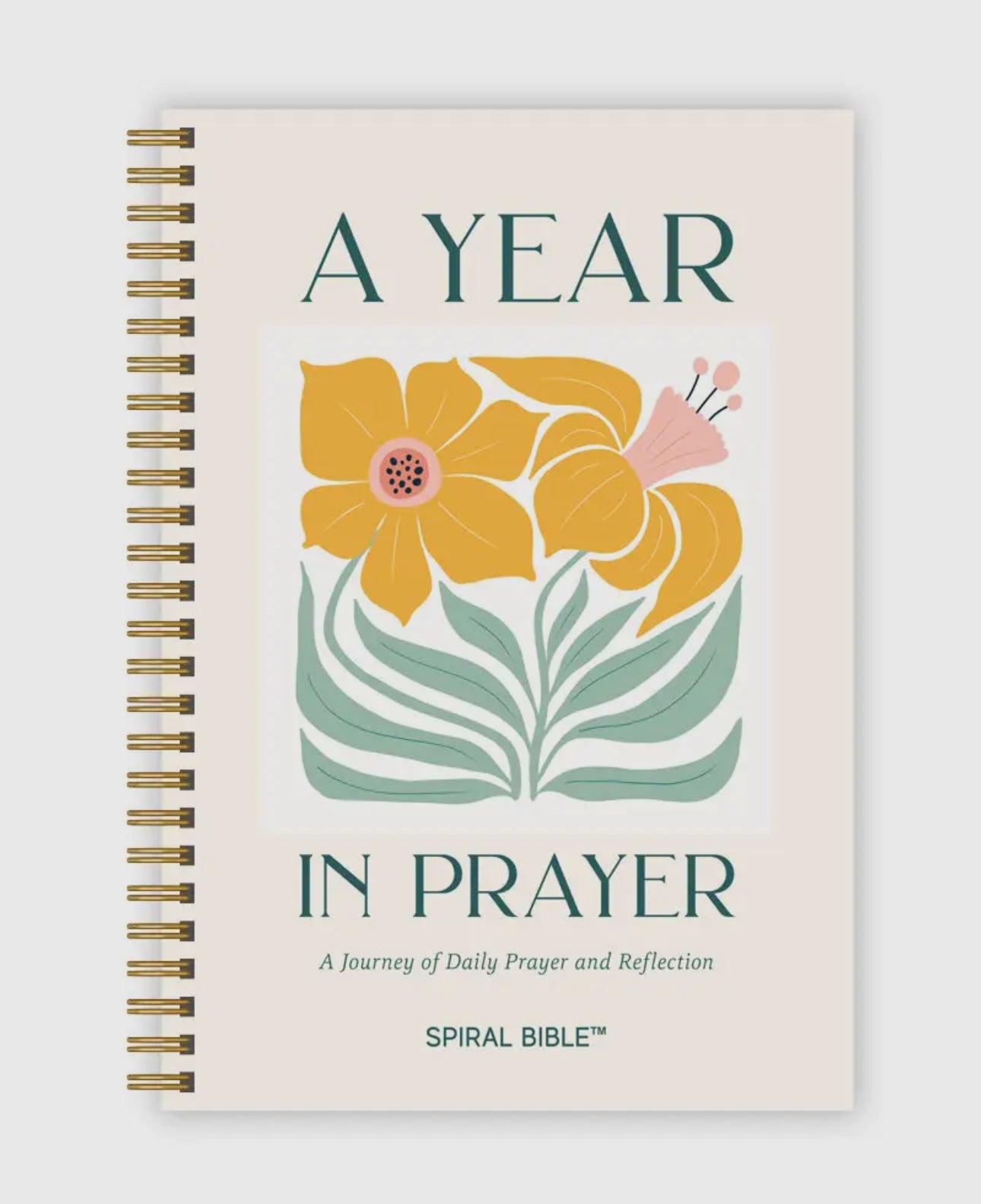 A Year In Prayer Spiral Bible