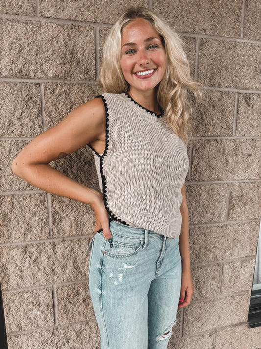 Knitted Frame Tank