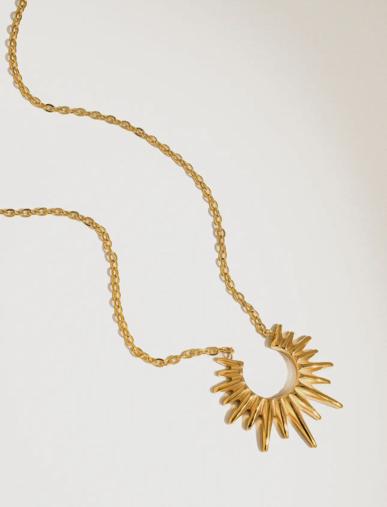Non-Tarnish Starburst Necklace