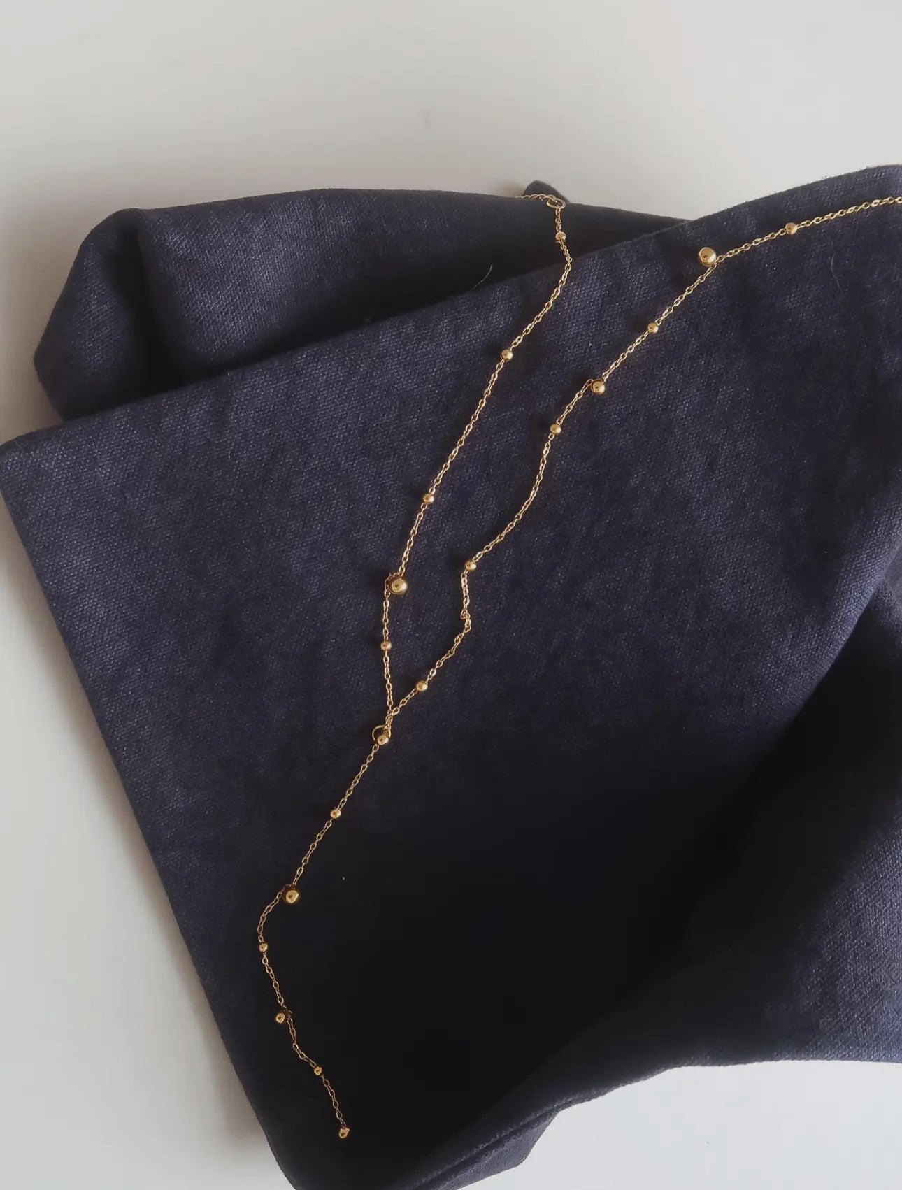 Non-Tarnish Y Lariat Necklace