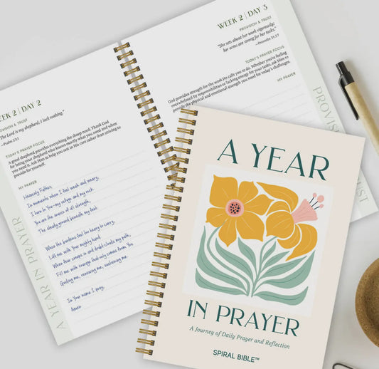 A Year In Prayer Spiral Bible