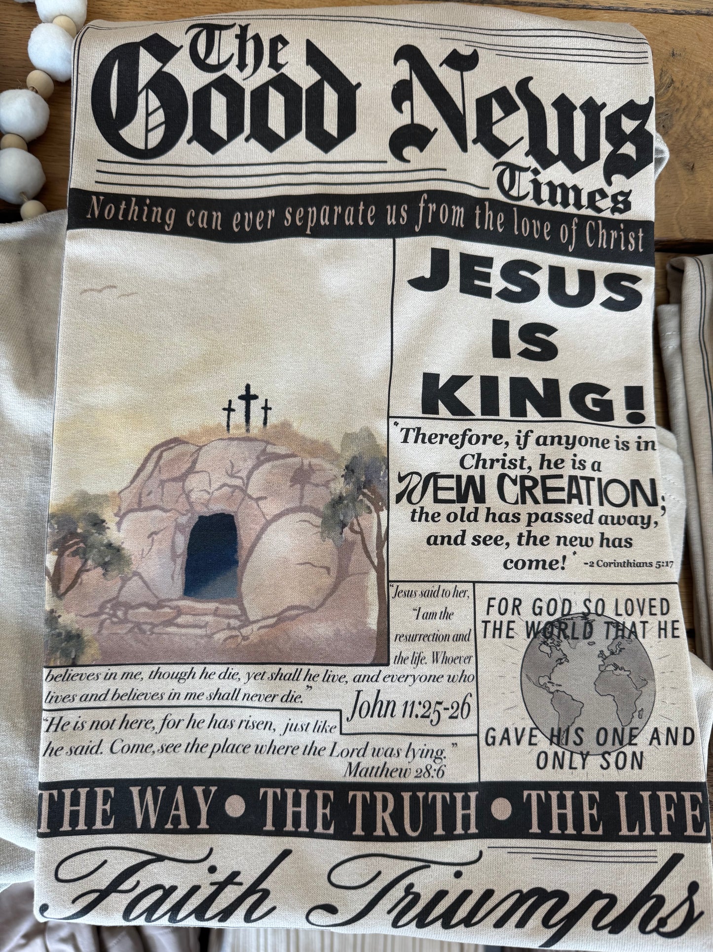 Good News Jesus is King Tee
